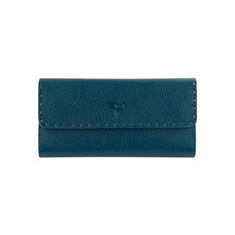 Zoozie Bags Paris - Petrol Blue Cartera de Mujer de Piel Auténtica en Azul Petróleo